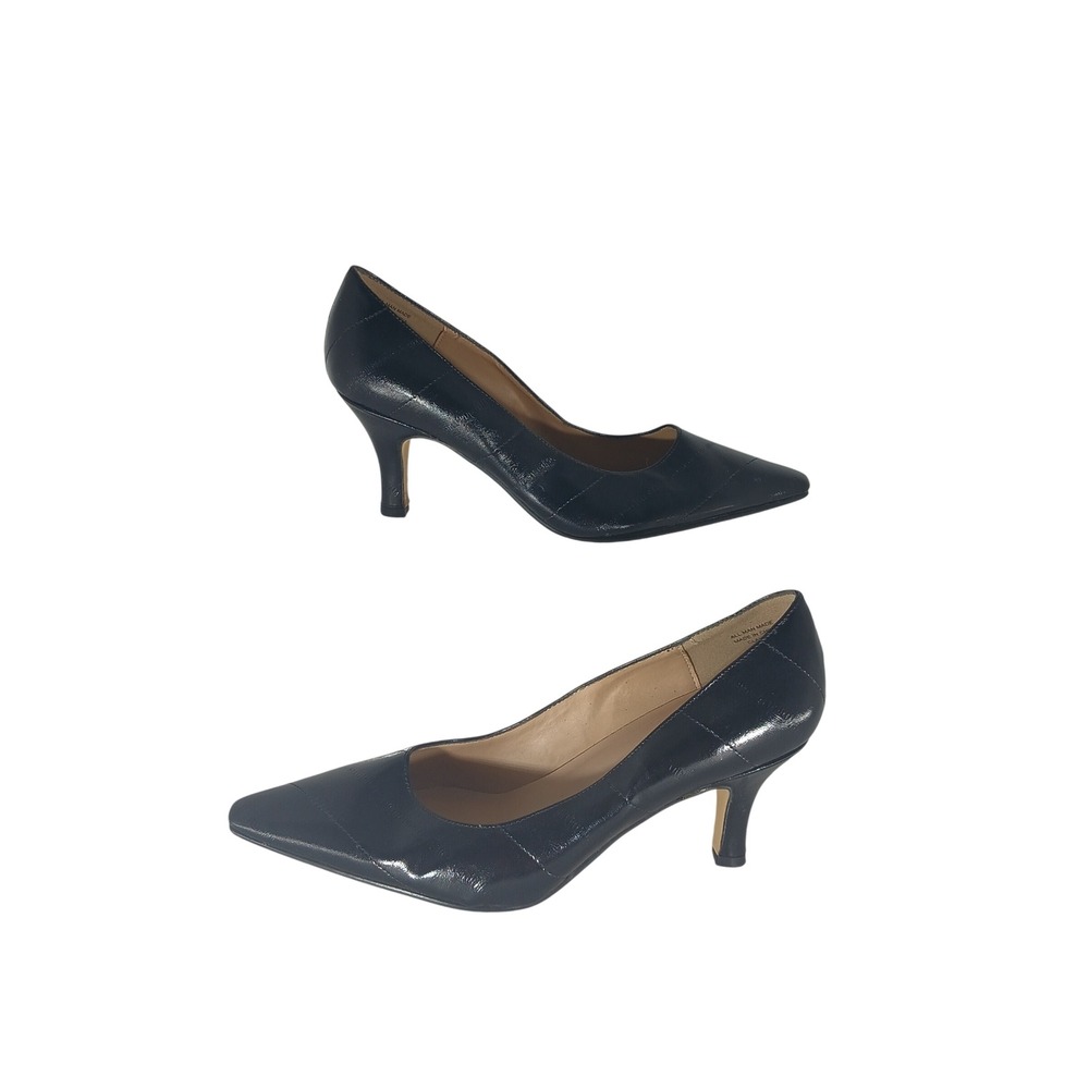 Karen Scott Clancy Pump 6.5M Black Pointed Toe Kitten Heel Career Professional